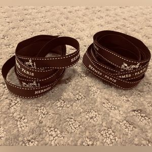 Hermes Gift Box Ribbon x 2
